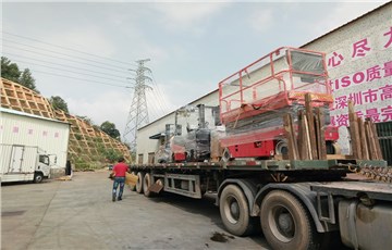 防爆升降平臺如期發貨