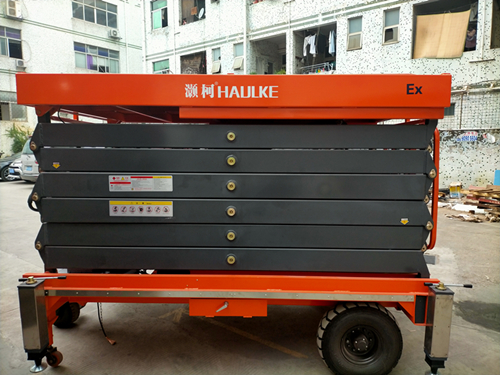 防爆電動剪叉式高空作業平臺